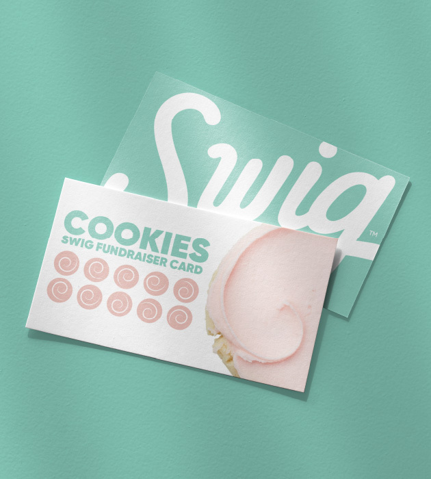 Swig Fundraiser Cookie Card