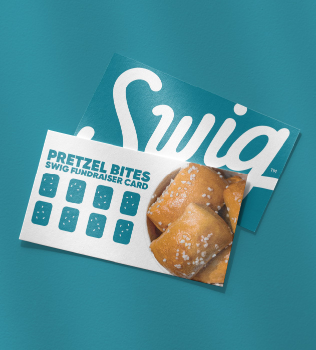 Swig Fundraiser Pretzel Card